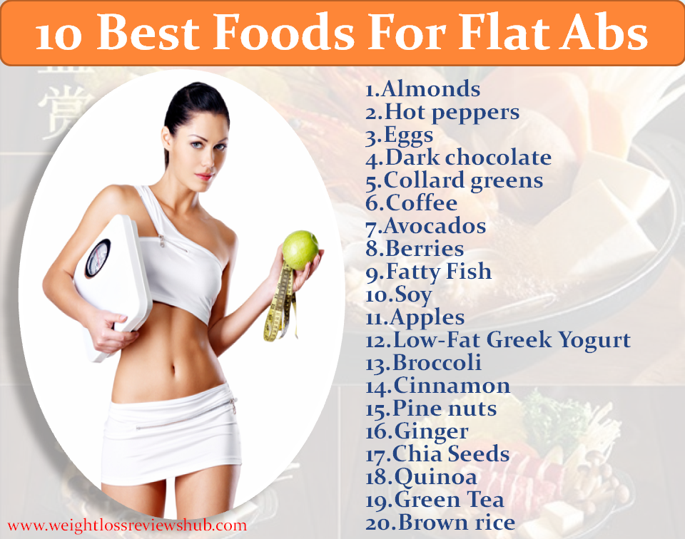 best foods for flat abs - tips